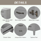Bathroom Cabinet with Drawers and Sink Combo