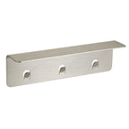 White/Nickel/Grey/Black Aluminum Shower Shelf XL, Adhesive Mount