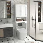 Over The Toilet Storage Cabinet, Bathroom Shelf Over Toilet, Bathroom Storage Cabinet Organizer,Wood Bathroom Space Saver