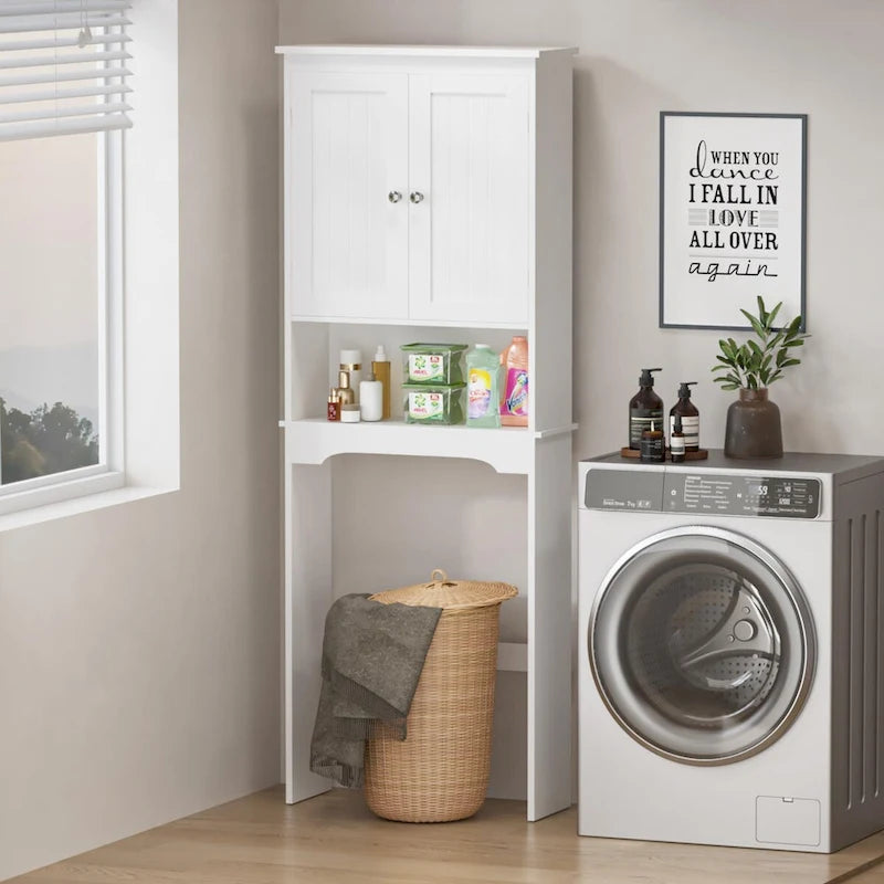 Over The Toilet Storage Cabinet, Bathroom Shelf Over Toilet, Bathroom Storage Cabinet Organizer,Wood Bathroom Space Saver